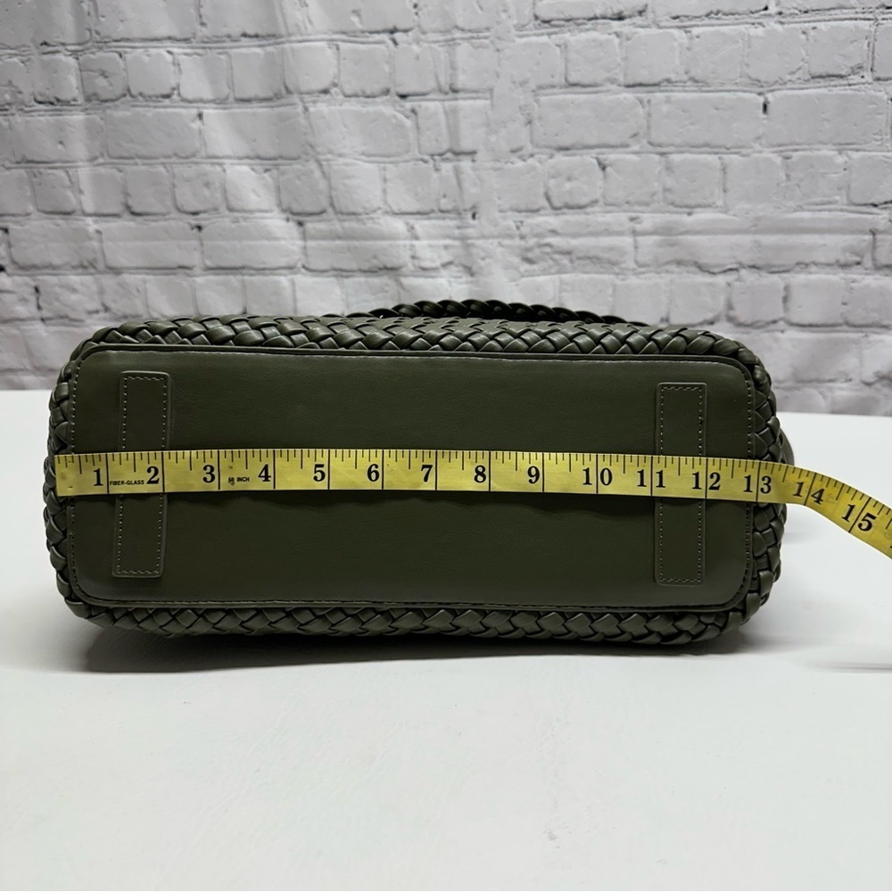 Anthropologie Melie Bianco Natalia Medium Vegan Leather Bag in Olive - Picture 5 of 12
